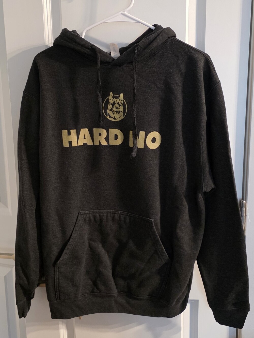Letterkenny Hard No Hoodie Dark Grey